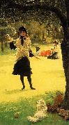 James Tissot Croquet painting